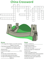 China crossword puzzles
