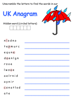 United Kingdom anagram