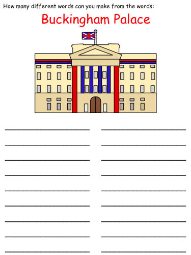 United Kingdom wordmine