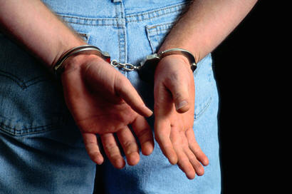 arrest - source:  Microsoft clipart