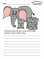 elephant writing prompt