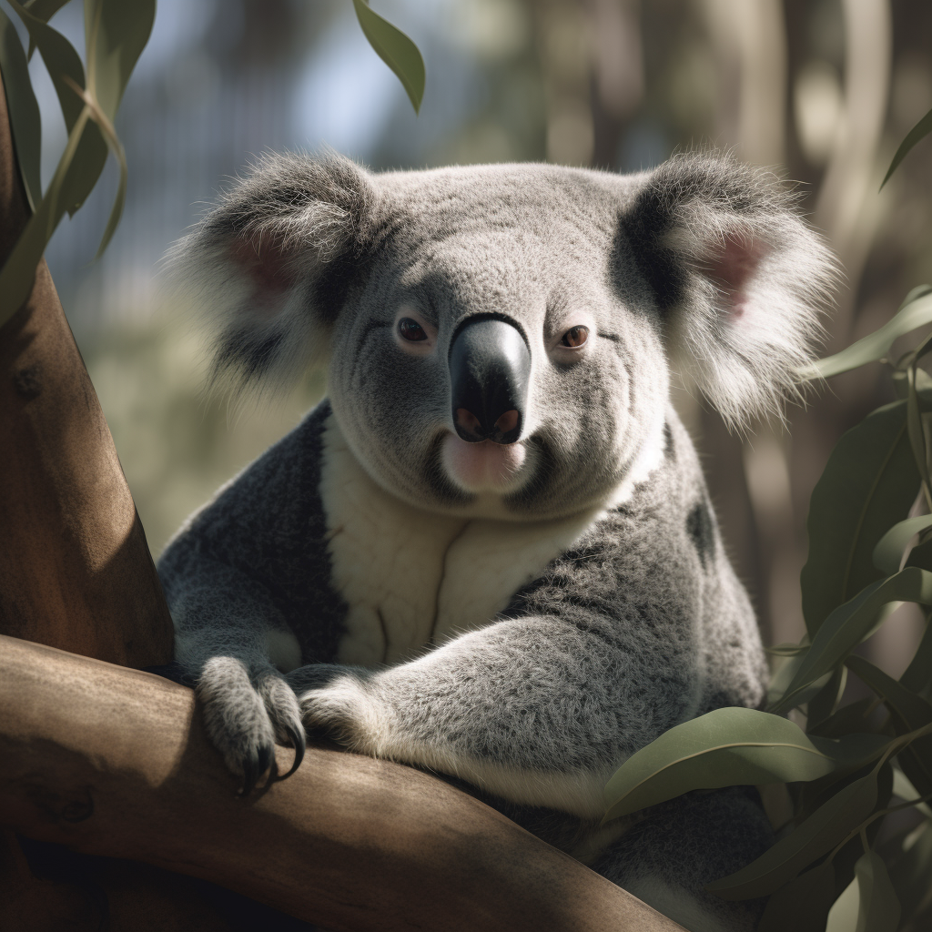 Koala and cub