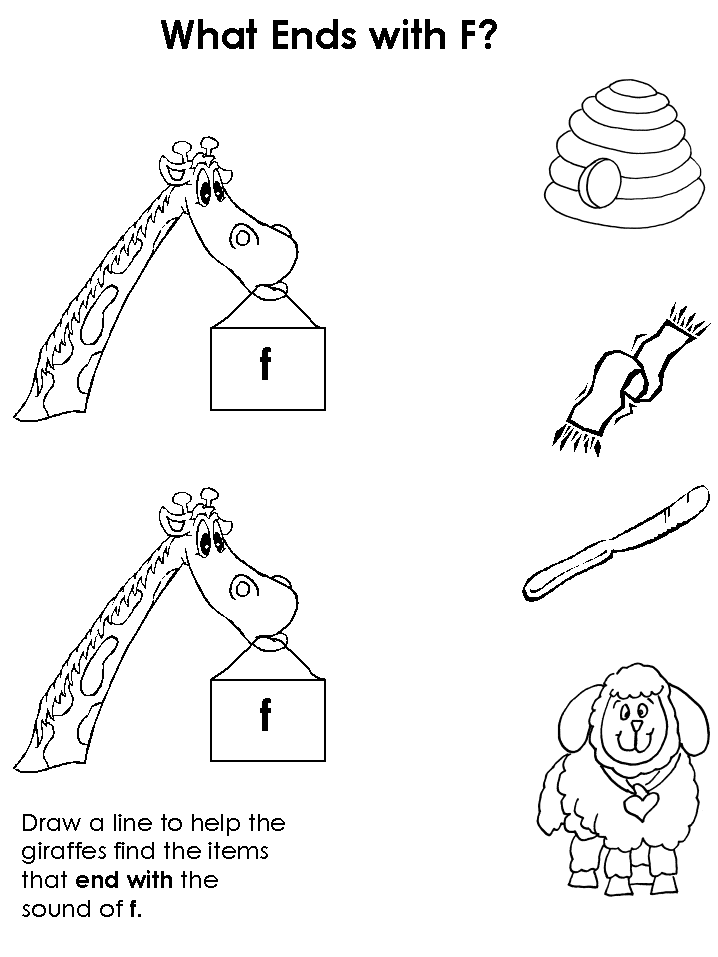 kindergarten consonant activity pages