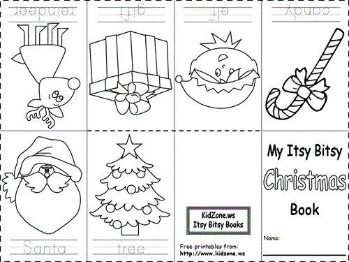 Christmas Itsy Bitsy Book
