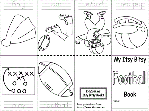 Itsy Bitsy Book - Football