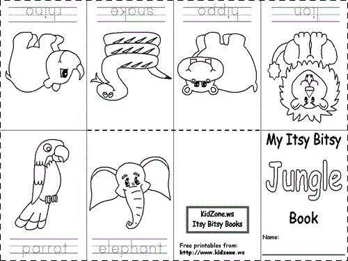 Itsy Bitsy Book - Jungle