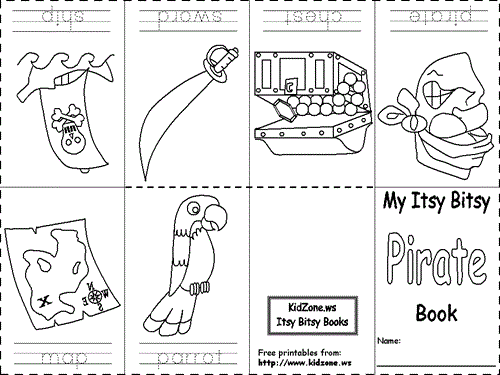 Itsy Bitsy Book - Pirate