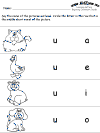 Short vowel sounds practice worksheet