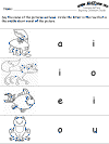 Short vowel sounds practice worksheet
