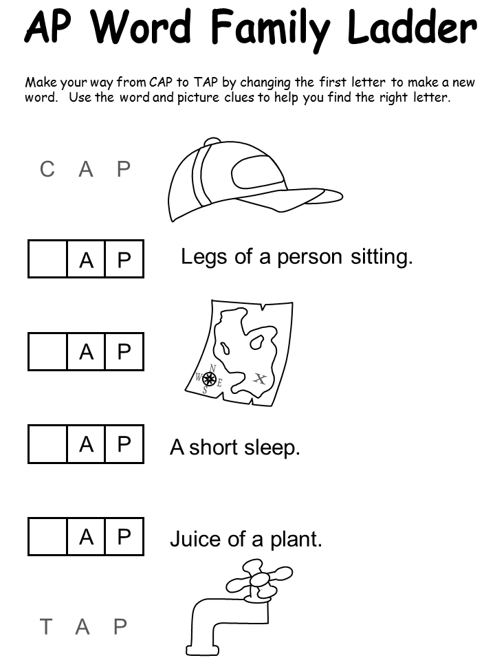 NEW 385 AP FAMILY WORKSHEETS KINDERGARTEN Family Worksheet
