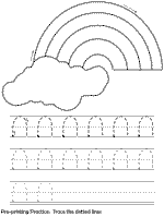 pre-printing practice worksheet