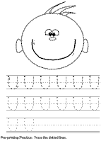 pre-printing practice worksheet