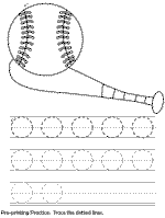 pre-printing practice worksheet