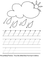 pre-printing practice worksheet