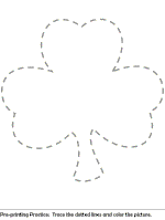 pre-printing practice worksheet
