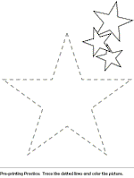 pre-printing practice worksheet