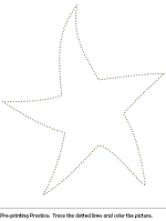 pre-printing practice worksheet