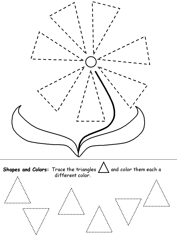Triangles Flowers
