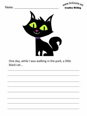Cats Writing Prompt worksheets