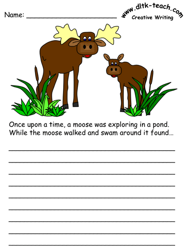 Journal Prompt With Animals For Second Grade