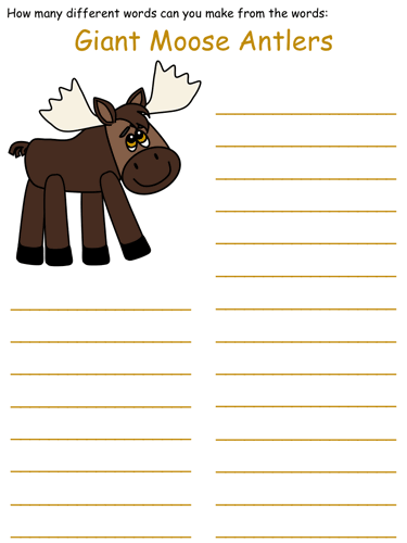 Moose wordmine