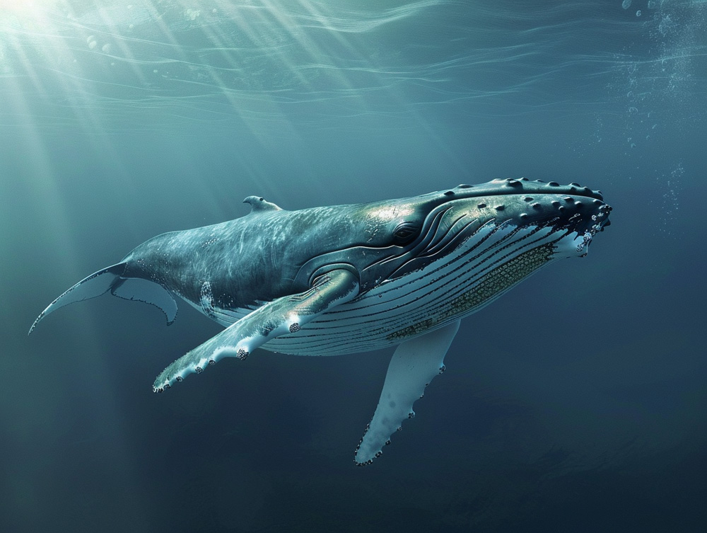 digital art of a Humpback Whale
