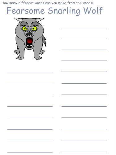 wolves wordmine