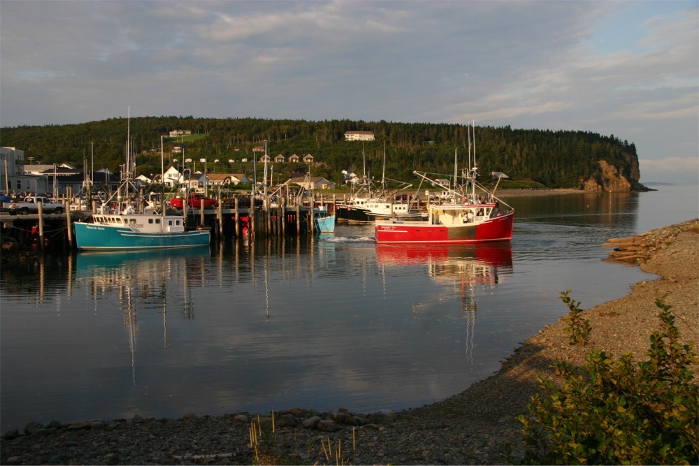 fishing boats - Alma, New Brunswick