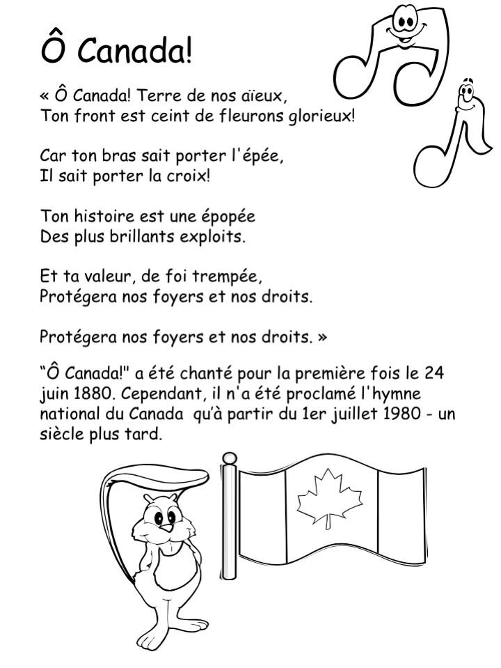 Ô Canada! Paroles de l'hymne national et information