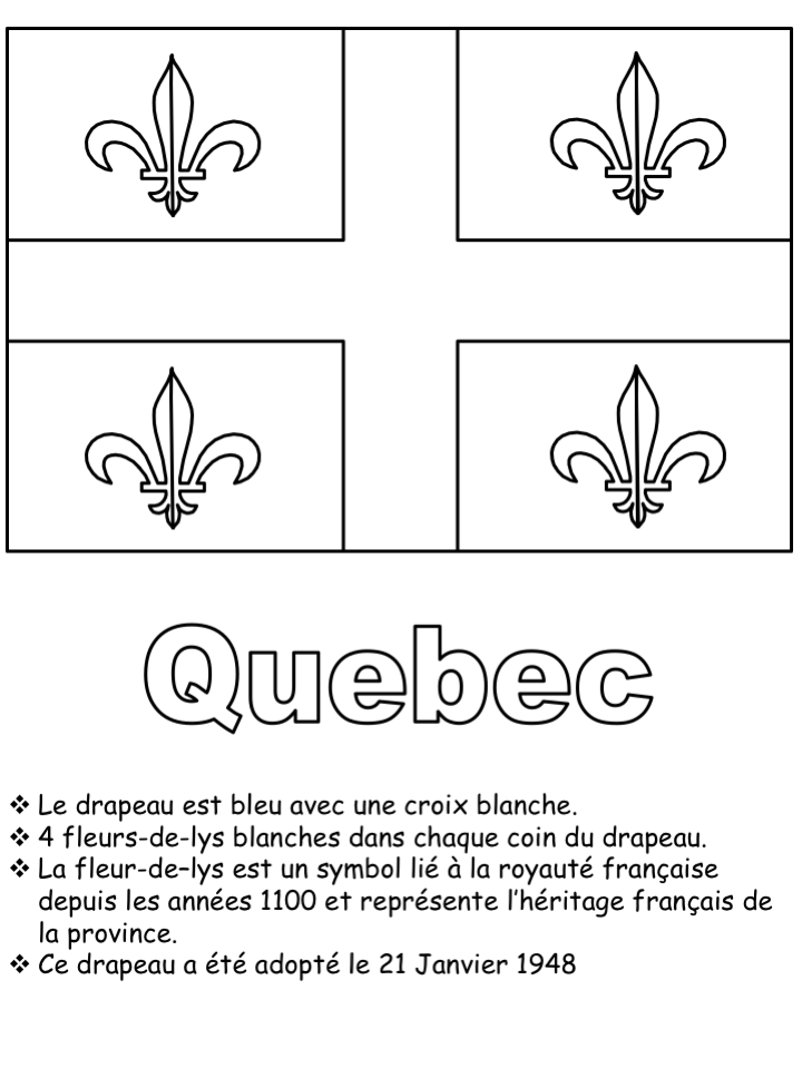Le drapeau du Quebec