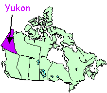 Carte du territoire Yukon