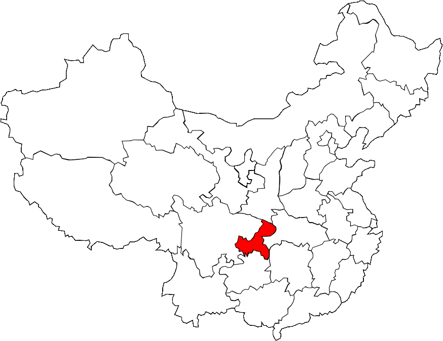 Carte de Chongqing