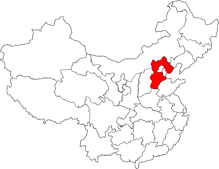 Carte du Hebei