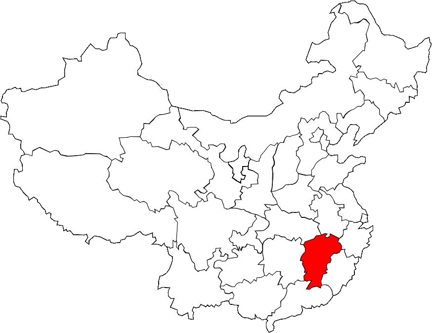 Carte du Jianxi