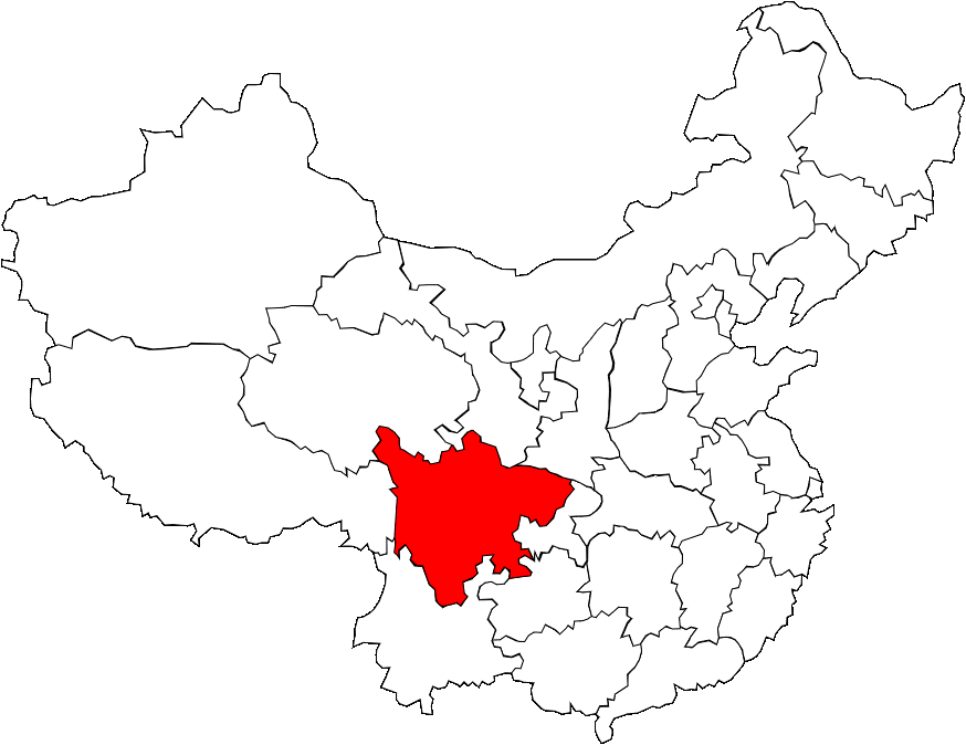Carte du Sichuan