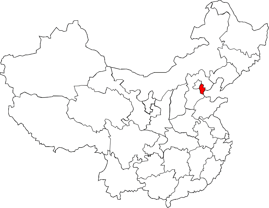 Carte de Tianjin