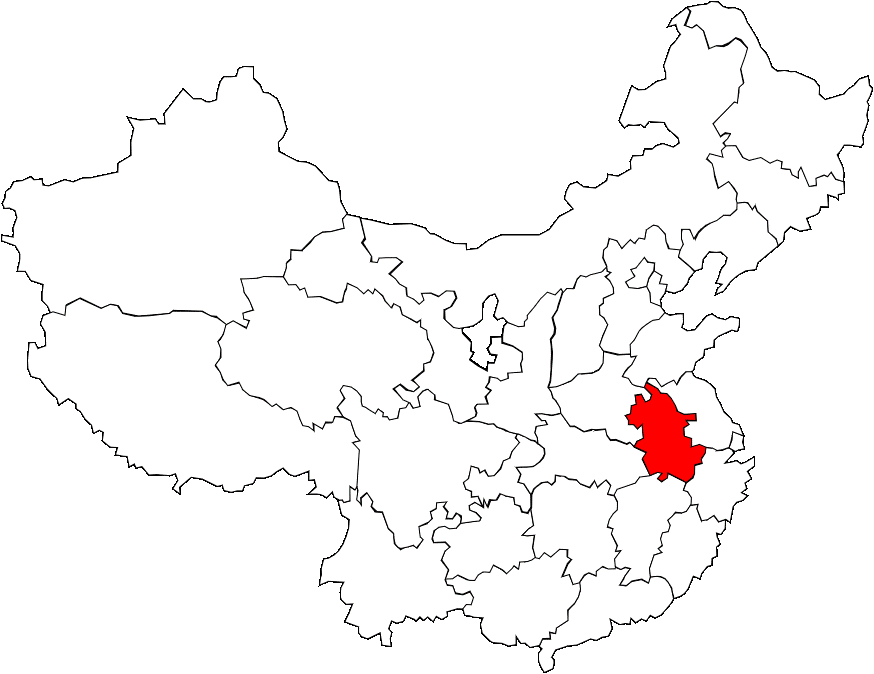 Carte de Anhui