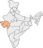 Carte Gujarat