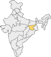 Carte Jharkhand