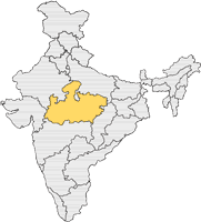 Carte Madhya Pradesh 