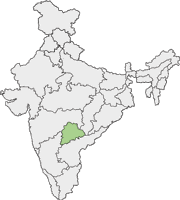 Carte Telangana