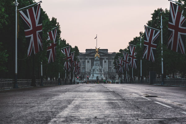 The Mall, à Londres, au Royaume-Uni