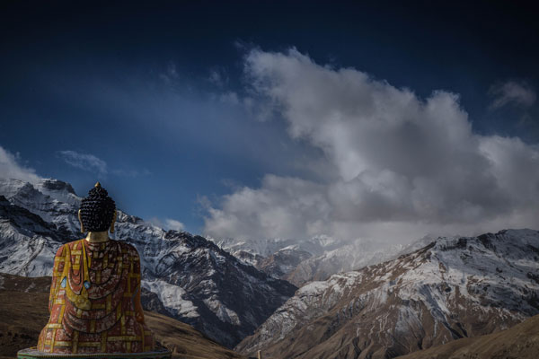 View of Himalayas