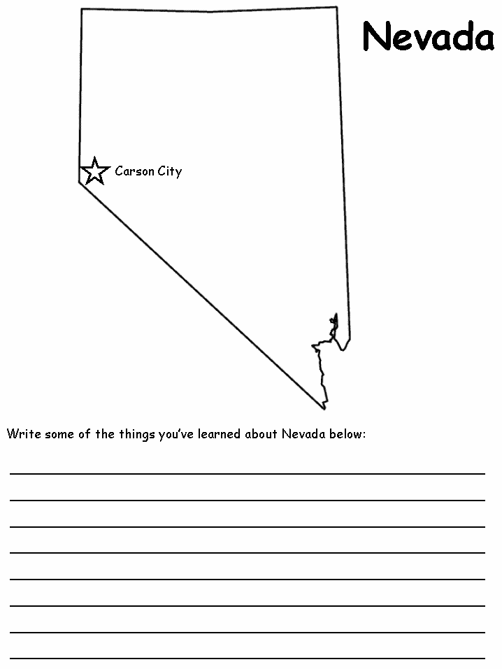 Nevada State Map