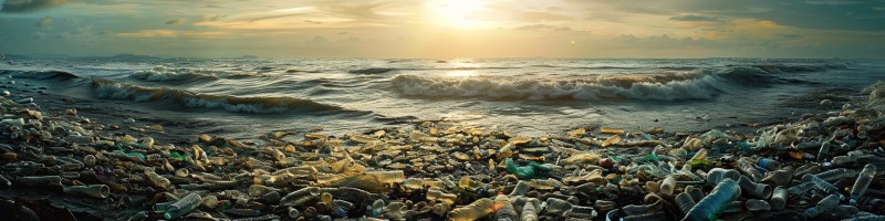 photo of ocean plastic