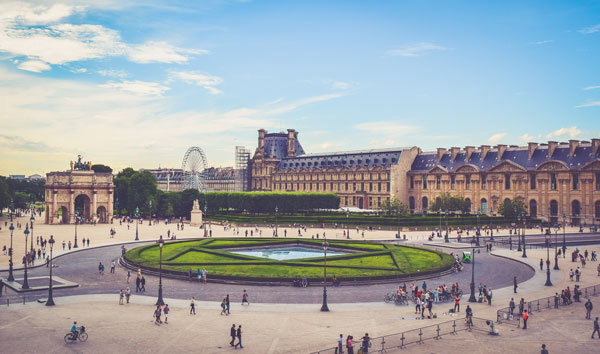 The center of Paris