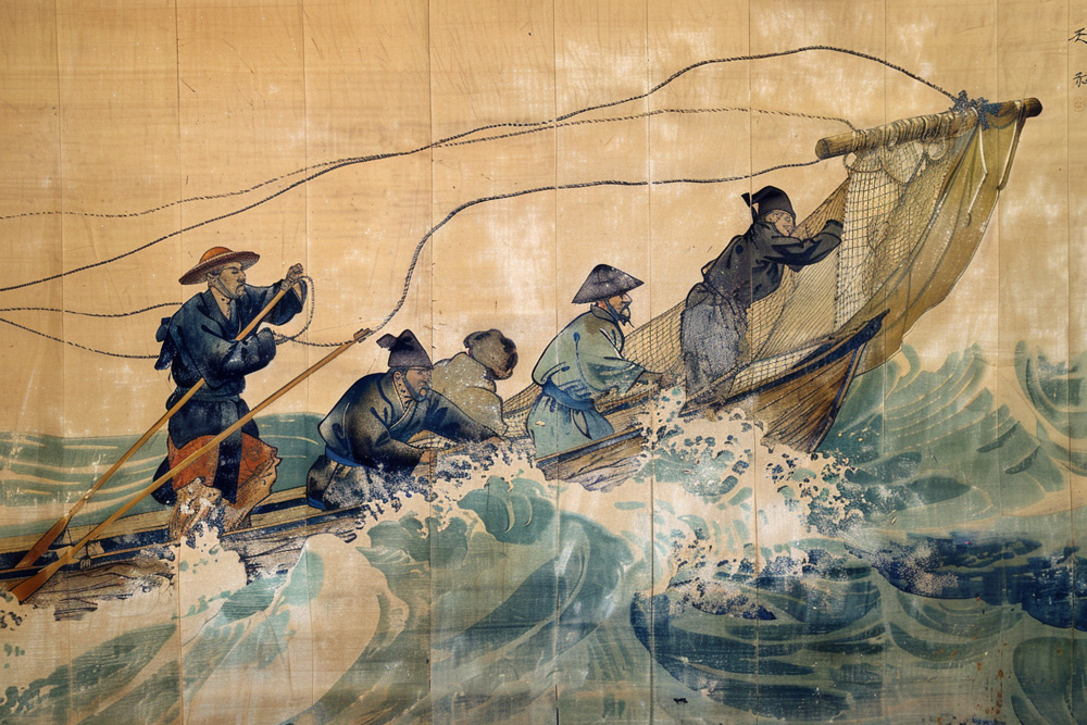 digital image of the history of indigenous whaling in japan
