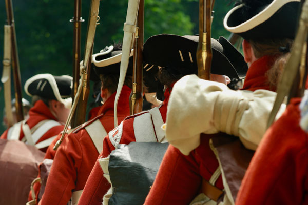 Red Coat Soldiers