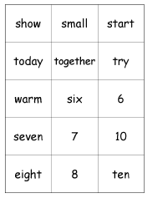 Grade Three Dolch Words- Set 3