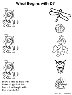 Beginning consonant practice worksheet